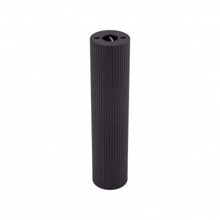 Lampa spot tuba ryflowana Tune 5,5cm H24cm czarna TK Lighting