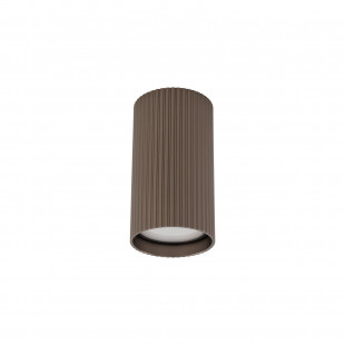 Lampa spot tuba ryflowana Tune 5,5cm H10cm brązowa TK Lighting