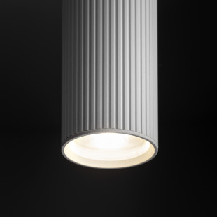 Lampa spot tuba ryflowana Tune 5,5cm H24cm biała TK Lighting