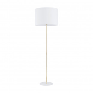 Lampa podłogowa z abażurem Umberto 160cm biały / złoty TK Lighting