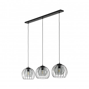 Lampa wisząca druciane kule Universo 110cm czarna TK Lighting