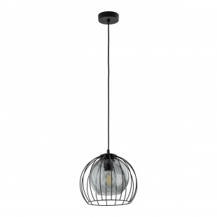 Lampa wisząca druciana kula Universo 26cm czarna TK Lighting