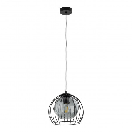 Lampa wisząca druciana kula Universo 26cm czarna TK Lighting