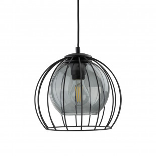 Lampa wisząca druciana kula Universo 26cm czarna TK Lighting
