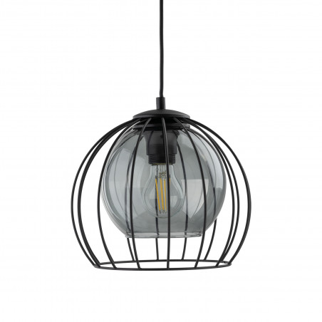 Lampa wisząca druciana kula Universo 26cm czarna TK Lighting