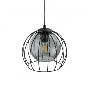 Lampa wisząca druciana kula Universo 26cm czarna TK Lighting
