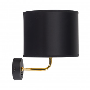 Kinkiet z włącznikiem glamour Vega czarno-złoty TK Lighting