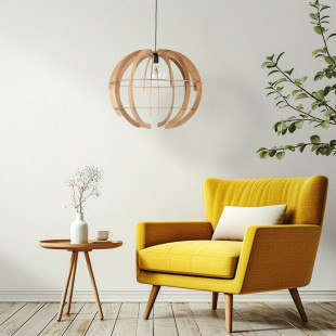 Lampa ze sklejki wisząca kula Venus 63cm TK Lighting