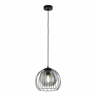 Lampa wisząca druciana kula Universo 26cm czarna TK Lighting