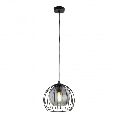 Lampa wisząca druciana kula Universo 26cm czarna TK Lighting