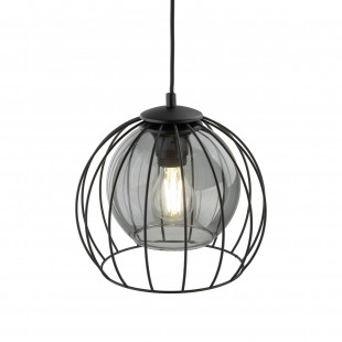 Lampa wisząca druciana kula Universo 26cm czarna TK Lighting