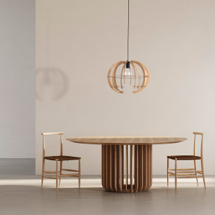 Lampa ze sklejki wisząca kula Venus 43cm TK Lighting