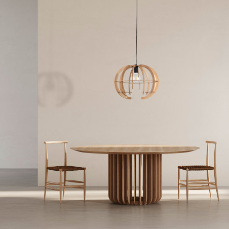 Lampa ze sklejki wisząca kula Venus 43cm TK Lighting