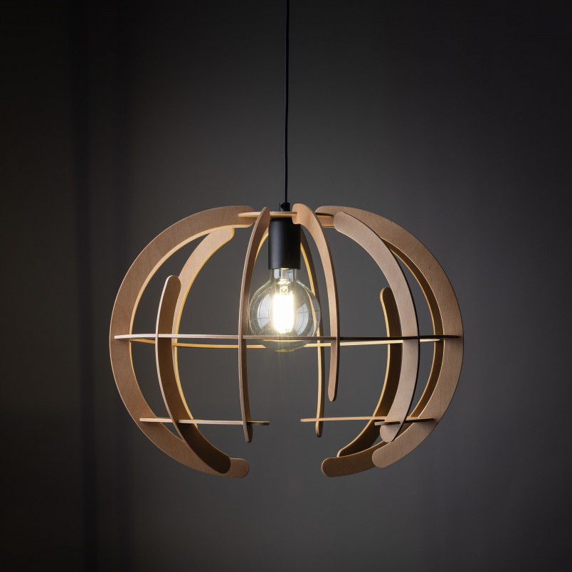 Lampa ze sklejki wisząca kula Venus 43cm TK Lighting
