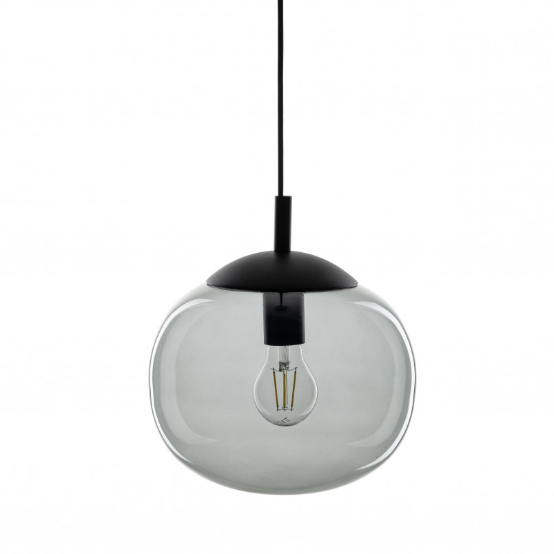 Lampa wisząca szklana Vibe 35cm grafitowa TK Lighting