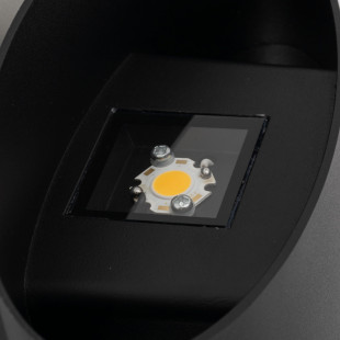 Kinkiet elewacyjny góra-dół Verto LED 3000K IP54 czarny TK Lighting