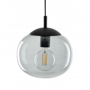 Lampa wisząca szklana Vibe 35cm grafitowa TK Lighting