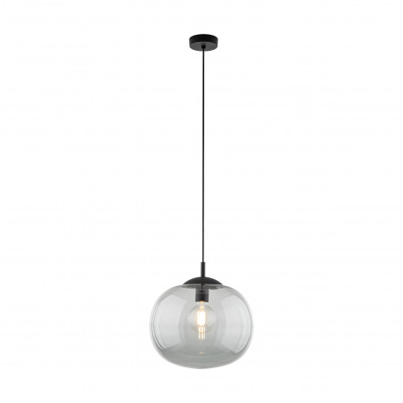 Lampa wisząca szklana Vibe 35cm grafitowa TK Lighting