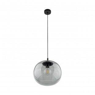 Lampa wisząca szklana Vibe 35cm grafitowa TK Lighting