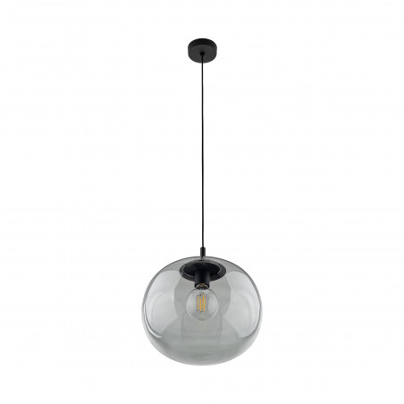 Lampa wisząca szklana Vibe 35cm grafitowa TK Lighting