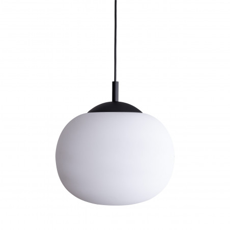 Lampa wisząca szklana Vibe 30cm biała TK Lighting