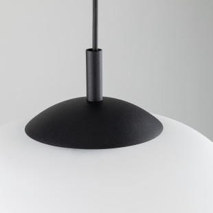 Lampa wisząca szklana Vibe 30cm biała TK Lighting