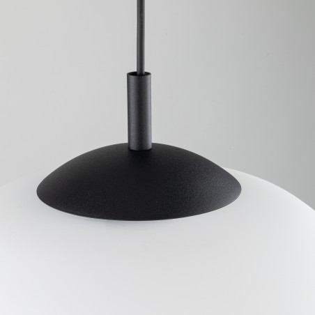 Lampa wisząca szklana Vibe 30cm biała TK Lighting