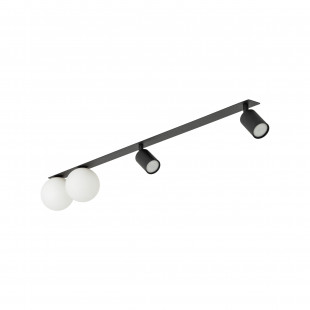 Reflektor sufitowy podtynkowy Vox IV biało-czarny TK Lighting