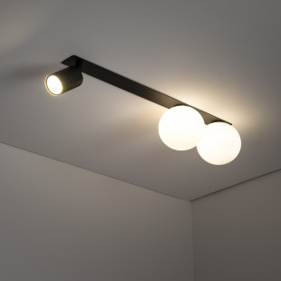 Reflektor sufitowy podtynkowy Vox III biało-czarny TK Lighting