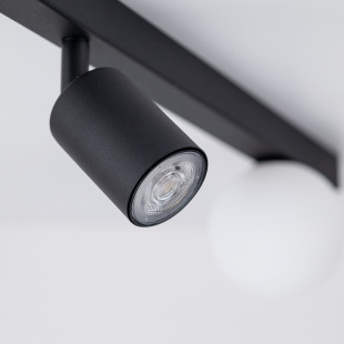 Reflektor sufitowy podwójny Vox biało-czarny TK Lighting