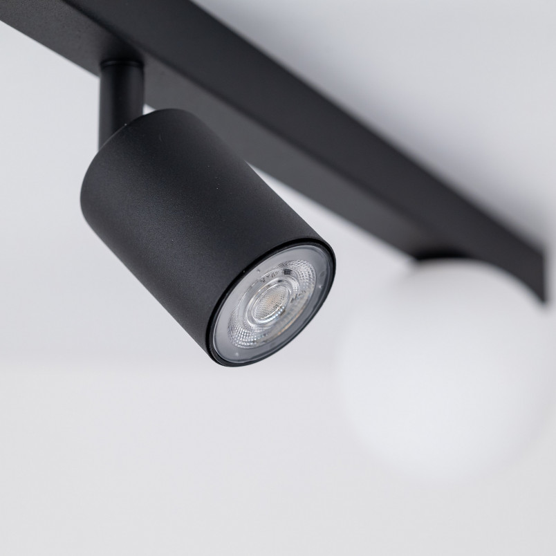 Reflektor sufitowy podwójny Vox biało-czarny TK Lighting