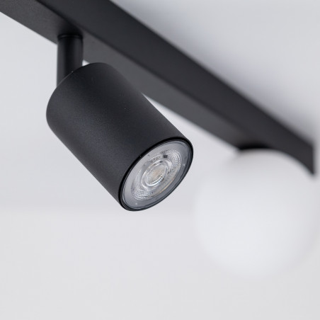 Reflektor sufitowy podwójny Vox biało-czarny TK Lighting