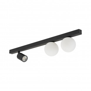 Reflektor sufitowy 3 punktowy Vox biało-czarny TK Lighting