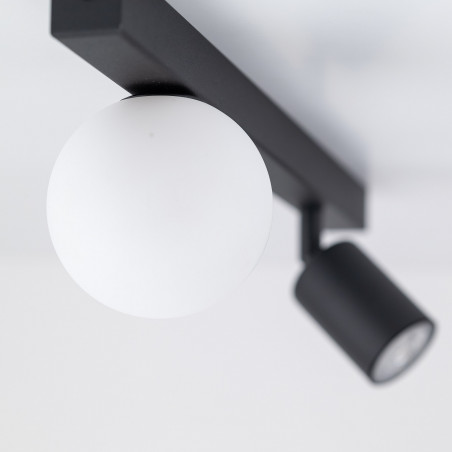 Reflektor sufitowy podwójny Vox biało-czarny TK Lighting
