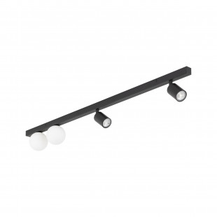 Reflektor sufitowy 4 punktowy Vox biało-czarny TK Lighting