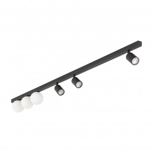 Reflektor sufitowy 6 punktowy Vox biało-czarny TK Lighting