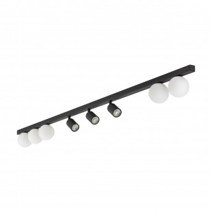 Reflektor sufitowy 8 punktowy Vox biało-czarny TK Lighting