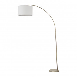 Lampa łukowa z abażurem Zenith White 200cm biały / stalowy TK Lighting