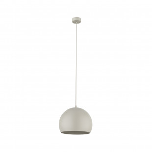 Lampa wisząca kula metalowa Zoe 27cm beżowa TK Lighting