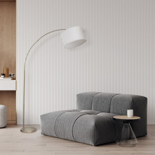 Lampa łukowa z abażurem Zenith White 200cm biały / stalowy TK Lighting