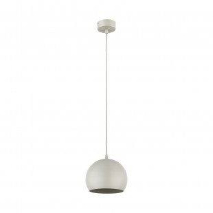 Lampa wisząca kula metalowa Zoe 17cm beżowa TK Lighting