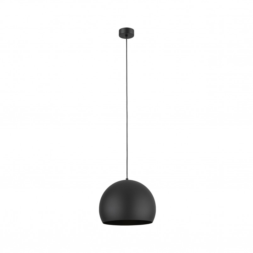 Lampa wisząca kula metalowa Zoe 27cm czarna TK Lighting