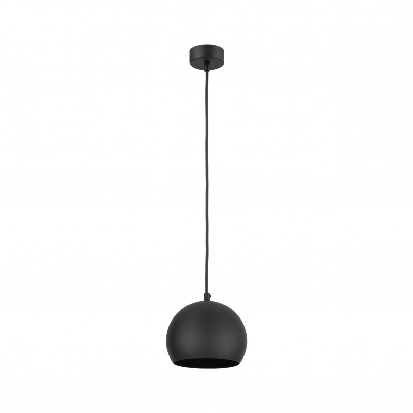 Lampa wisząca kula metalowa Zoe 17cm czarna TK Lighting