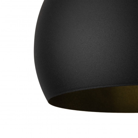Lampa wisząca kula metalowa Zoe 27cm czarna TK Lighting