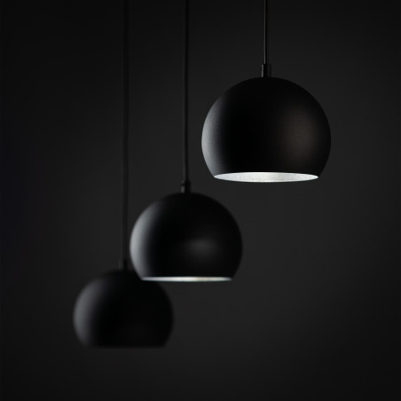 Lampa wisząca kule metalowe na listwie Zoe 81cm czarna TK Lighting