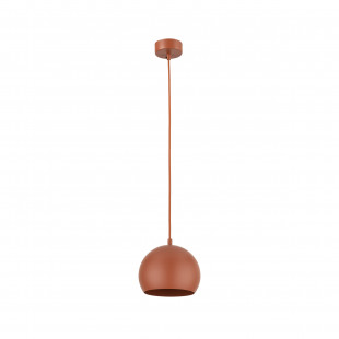 Lampa wisząca kula metalowa Zoe 17cm ceglana TK Lighting