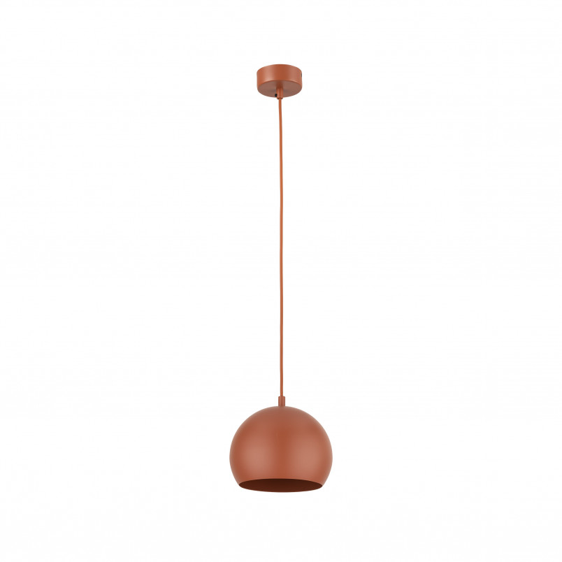 Lampa wisząca kula metalowa Zoe 17cm ceglana TK Lighting