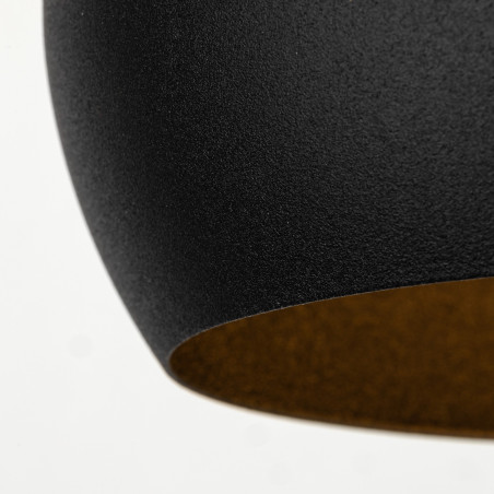 Lampa wisząca kula metalowa Zoe 17cm czarna TK Lighting
