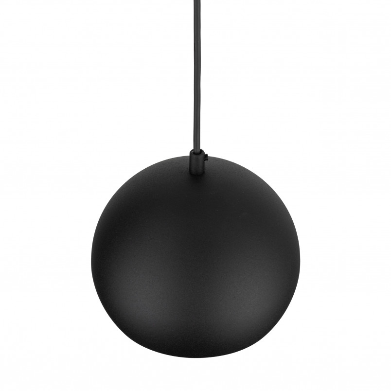 Lampa wisząca kula metalowa Zoe 17cm czarna TK Lighting