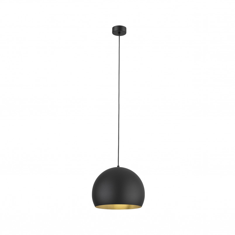 Lampa wisząca kula metalowa Zoe 27cm czarna TK Lighting